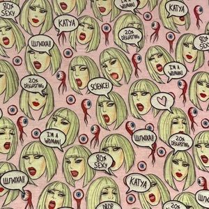 Katya Collage All Over Print T-Shirt Drag Queen Merch